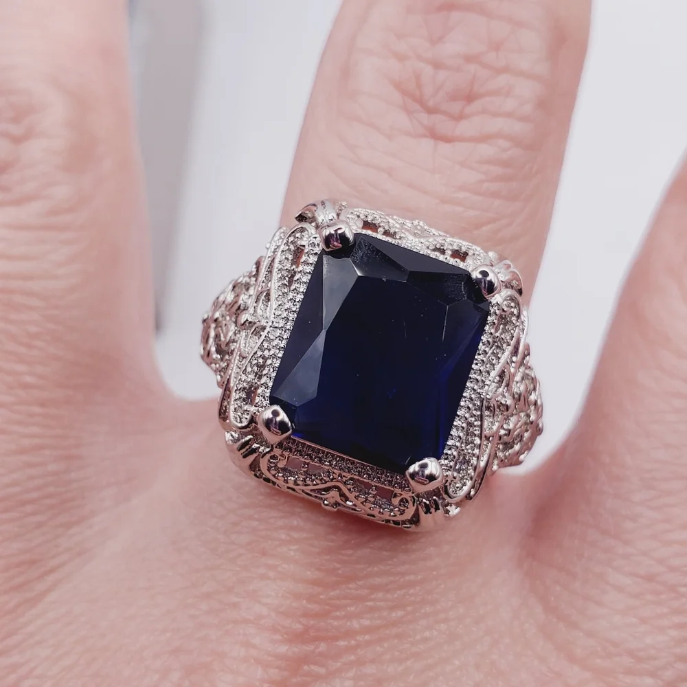 Blue Sapphire Ring